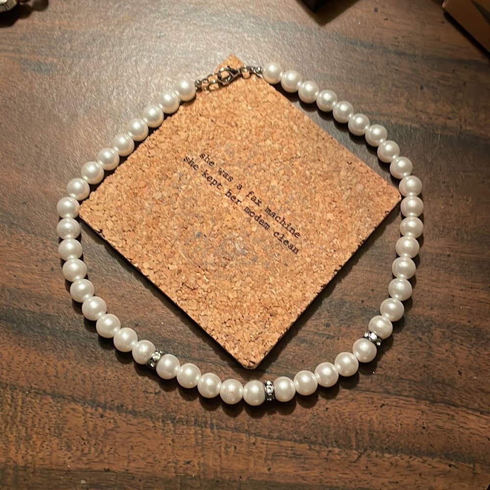 Faux Pearl Necklace
